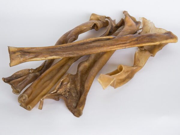 "runderkophuid 25 cm natuurlijke kauwsnack voor honden"