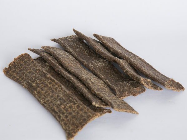Vleesstrips hert "vleesstrips hert hondensnack zacht en eiwitrijk"