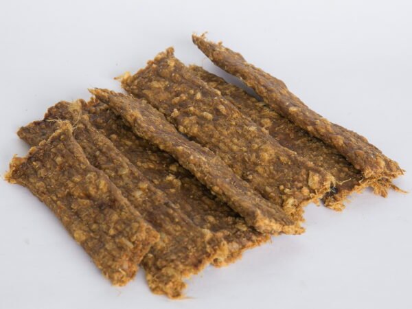 "vleesstrips gans hondensnack zacht en eiwitrijk"