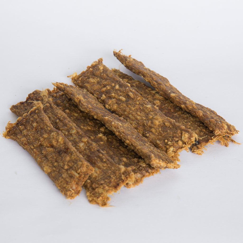 "vleesstrips gans hondensnack zacht en eiwitrijk"