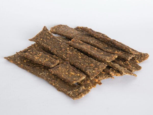 Vleesstrips Eend "vleesstrips eend hondensnack zacht en eiwitrijk"