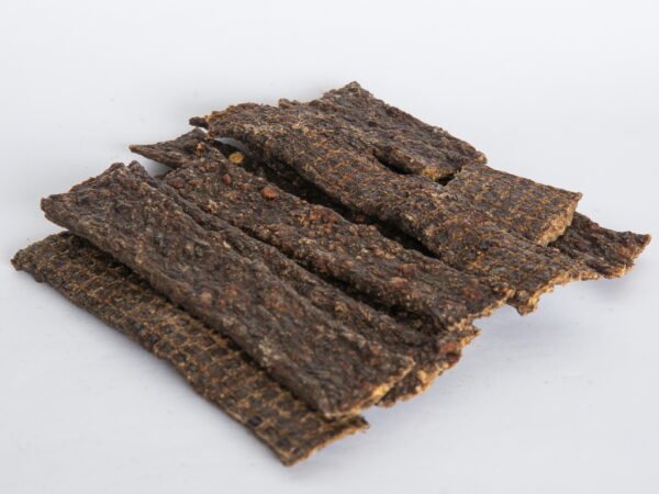 Vleesstrips geit "vleesstrips geit hondensnack zacht en eiwitrijk"