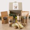 Probeerbox hondensnacks S M L Probeerbox hondensnacks met verschillende natuurlijke snacks in maat S M L