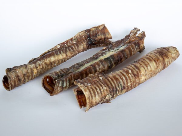Natuurlijke runderluchtpijp 30 cm voor honden Gedroogde runderluchtpijp 30 cm voor honden